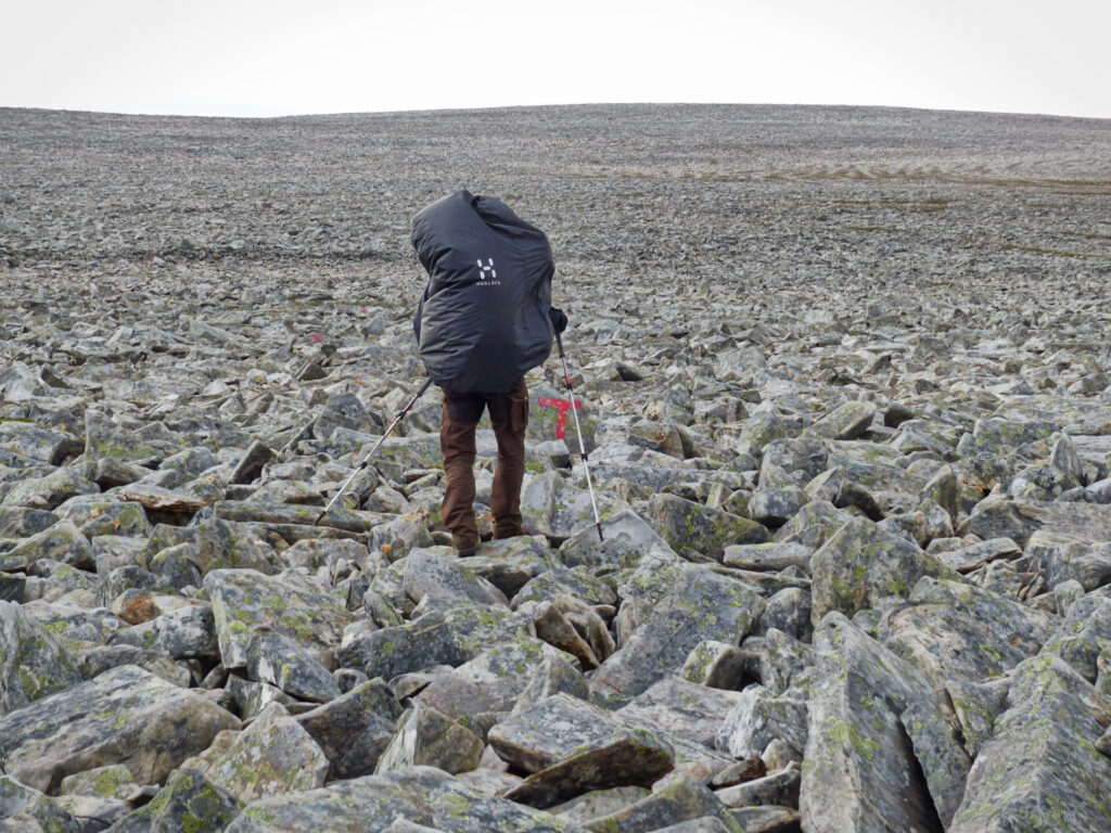 Steinwüste auf dem Weg zum Kinnarodden am Nordkinn