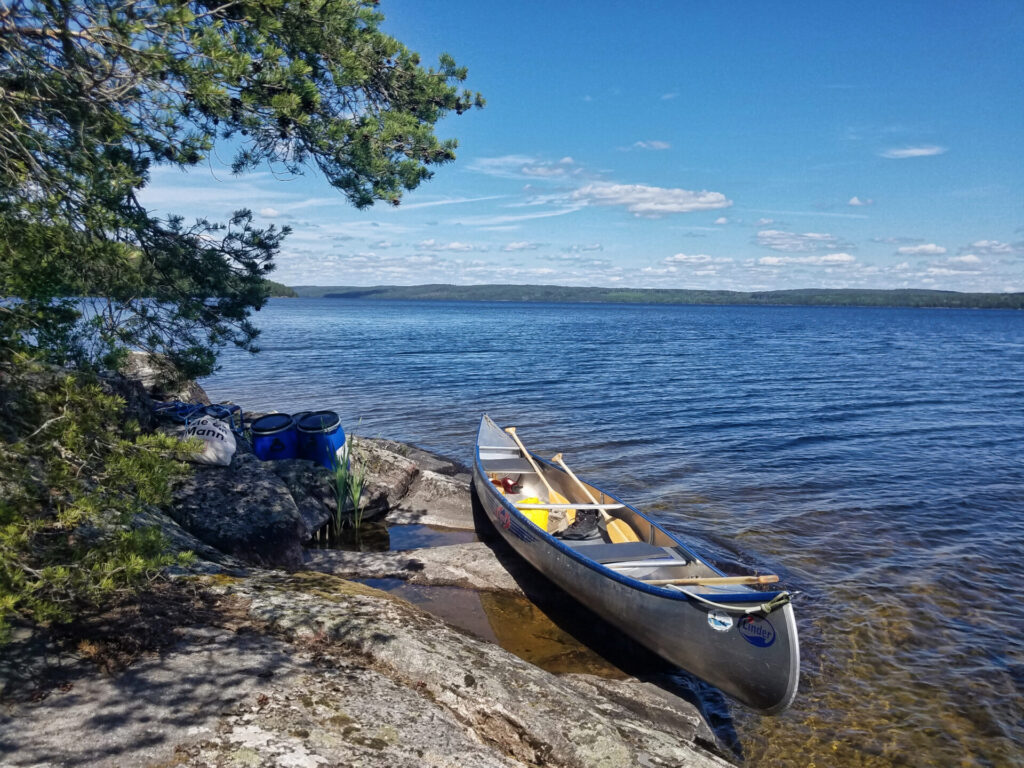 Kanutour auf dem Värmeln in Schweden