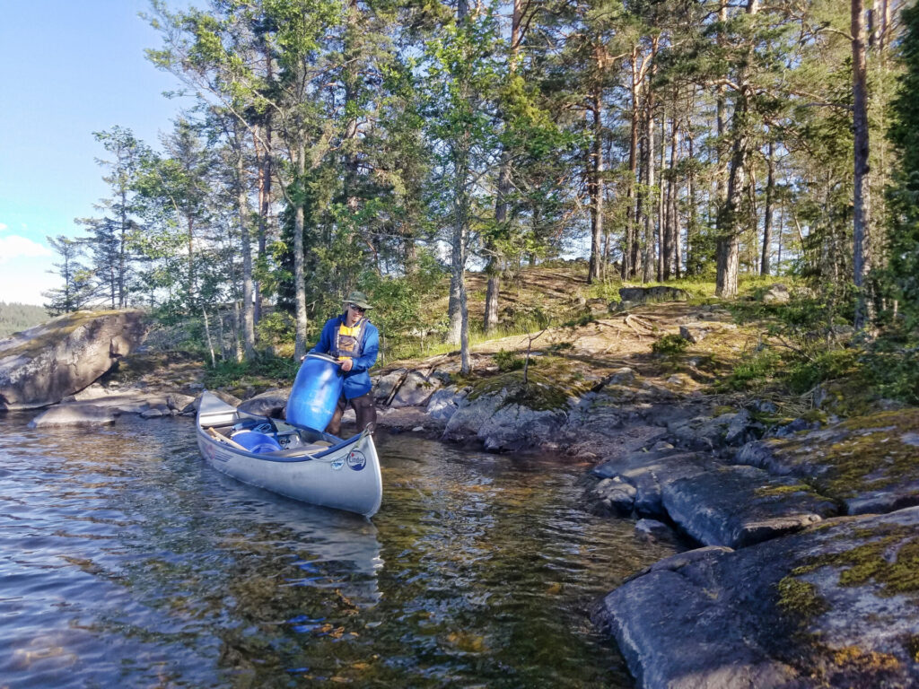 Kanutour auf den Seen Värmeln und Glafsfjorden in Schweden