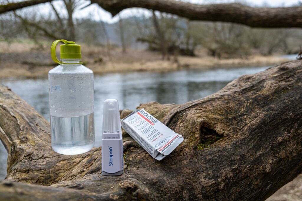 Wie Wasser Desinfektion beim Wandern und Trekking